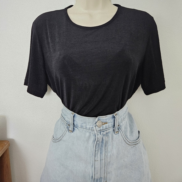 Ship'n Shore Tops - vtg 90s y2k grunge slinky goth whimsigoth indie urban boho slub tee top